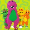 Cool Barney And Friends Diamond Paintings