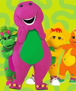 Cool Barney And Friends Diamond Paintings