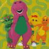 Cool Barney And Friends Diamond Paintings