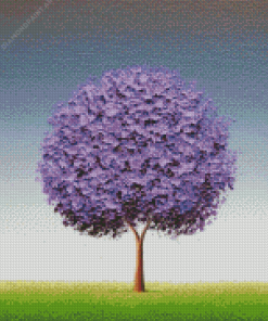 Cool Purple Tree Diamond Painting