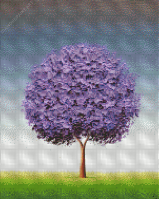 Cool Purple Tree Diamond Painting