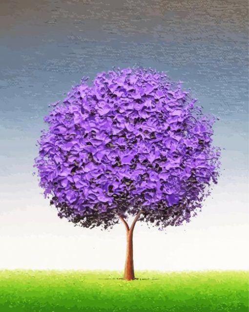 Cool Purple Tree Diamond Painting