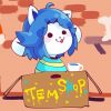 Cute Temmie Cat Diamond Painting