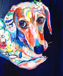 Cute Dog Starla Michelle Diamond Paintings