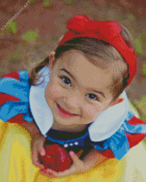 Cutie Wearing Snow White Costume Diamond Paintings