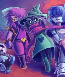 Deltarune Characters Art Diamond Painting