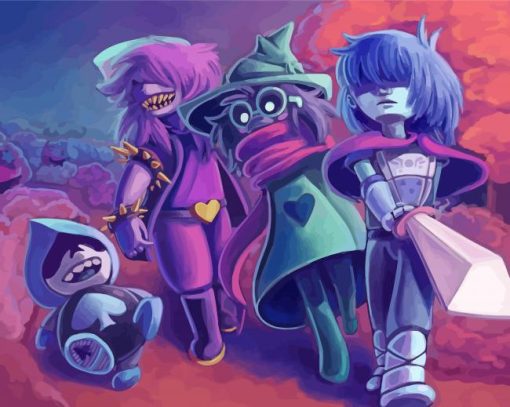 Deltarune Characters Art Diamond Painting