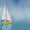 Dinghy Sailing Artwork Diamond Painting