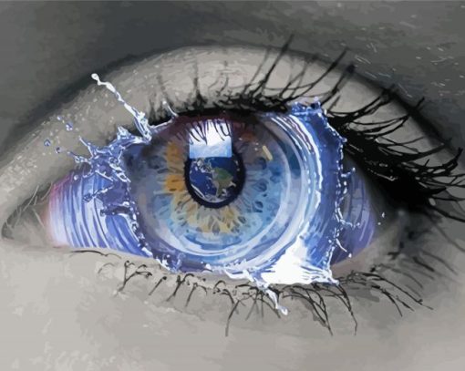 Eye Tear Diamond Painting