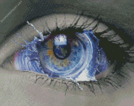 Eye Tear Diamond Painting