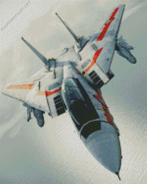 F14 Airplane Diamond Painting