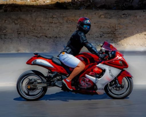 Fast Motorcycle Diamond Painting