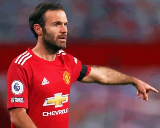 Footballer Juan Mata Diamond Paintings