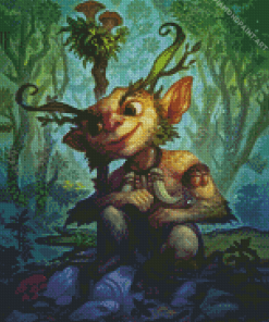 Forest Sprite Art Diamond Painting