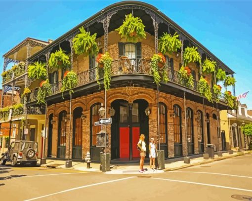 French Quarter New Orleans Diamond Painting