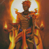 God Of Sun Warrior Diamond Painting