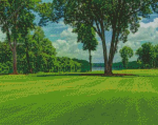 Golf Course Augusta Diamond Painting