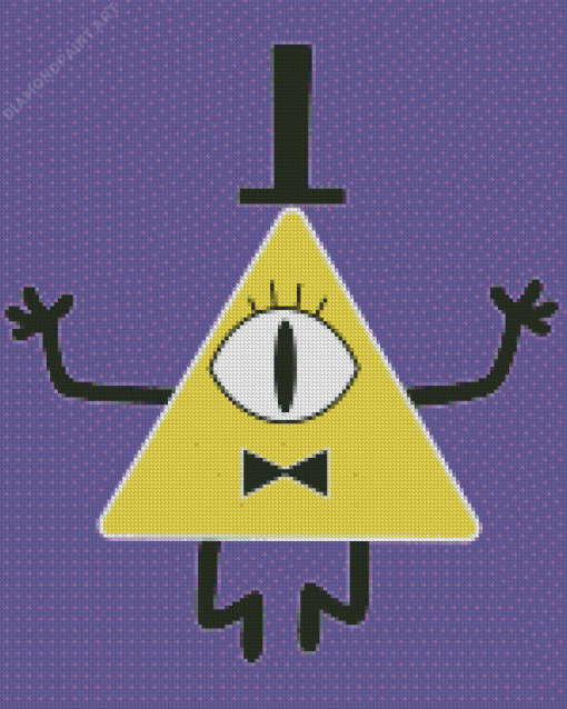 Gravity Falls Bill Cipher Diamond Painting