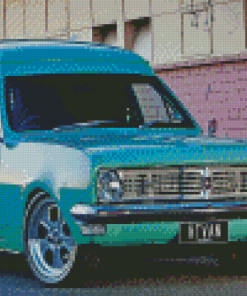 Green Panel Van Diamond Painting