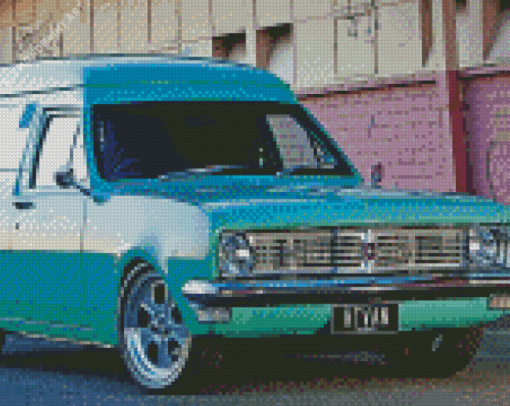 Green Panel Van Diamond Painting