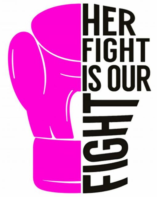 Her Fight Is Our Fight Diamond Painting