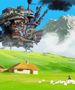 Howls Moving Castle Diamond Painting