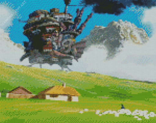 Howls Moving Castle Diamond Painting