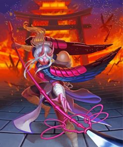 Japanese Super Woman Diamond Painting