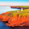 Lighthouse In Prince Edward Island Diamond Painting