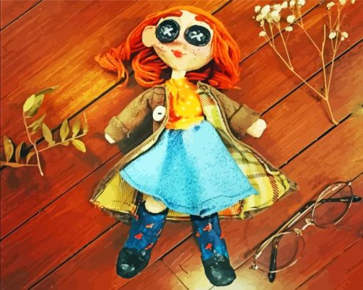 Little Coraline Doll Diamond Painting