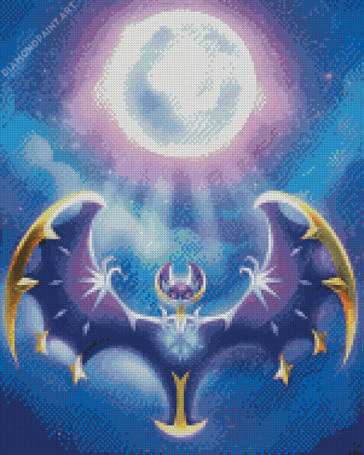 Lunala Character Diamond Painting