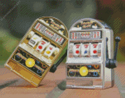 Mini Fruit Slot Machine Diamond Painting