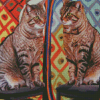 Mirror Cat Art Diamond Painting