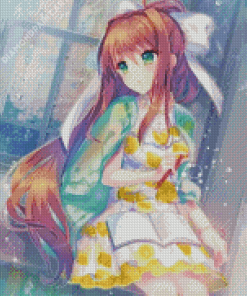 Monika Anime Character Diamond Paintings