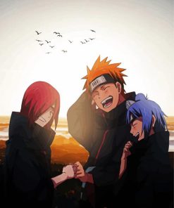 Nagato And Konan And Yahiko Diamond Painting