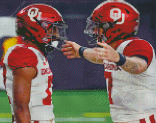 Oklahoma Football Players Diamond Painting