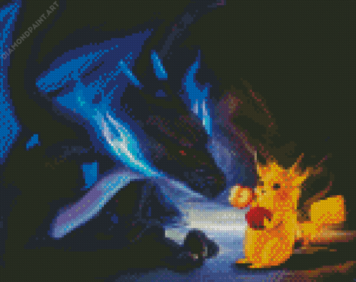 Pikachu Charizard X Art Diamond Paintings