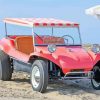 Pink Beach Buggy Diamond Painting