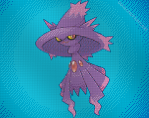 Pokemon Mega Mismagius Diamond Paintings