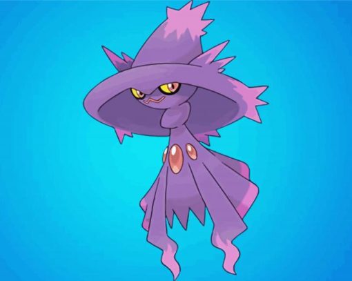 Pokemon Mega Mismagius Diamond Paintings