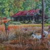 Quail Hunting On Familiar Ground Diamond Paintings