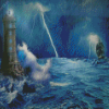 Rainy Stormy Sea Diamond Painting