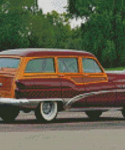 Red Buick Diamond Paintings