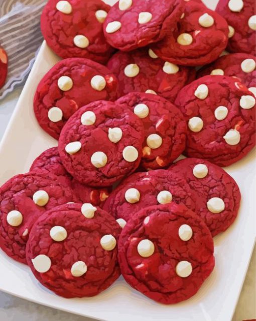 Red Velvet Cookie Diamond Painting