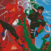 Rock Lee And Might Guy Diamond Painting