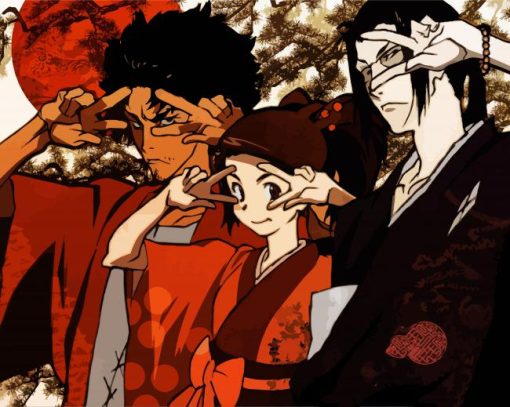 Samurai Champloo Manga Anime Diamond Paintings