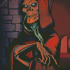 Scary Crypt Keeper Character Diamond Paintings