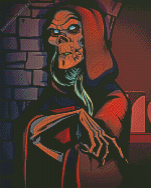 Scary Crypt Keeper Character Diamond Paintings