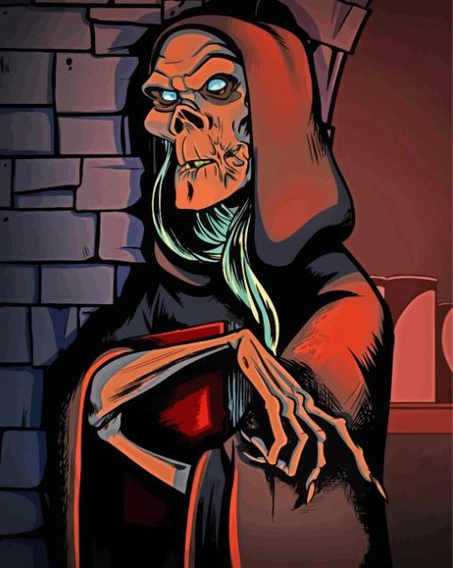 Scary Crypt Keeper Character Diamond Paintings