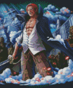 Shanks One Piece Manga Anime Diamond Painting